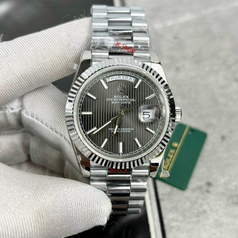 Rolex Day-Date 228236 Replica 11 Watch Grey Dial GM Factory 40mm