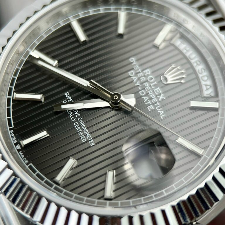 Rolex Day-Date 228236 Replica 11 Watch Grey Dial GM Factory 40mm