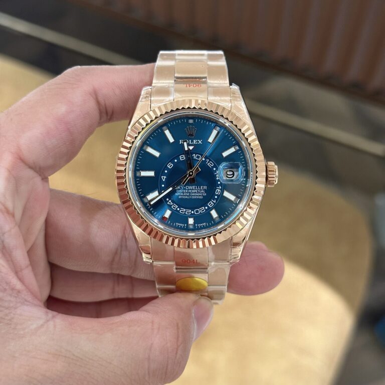 Rolex Sky-Dweller 336935 Replica 11 Watch Rose Gold Noob Factory 42mm