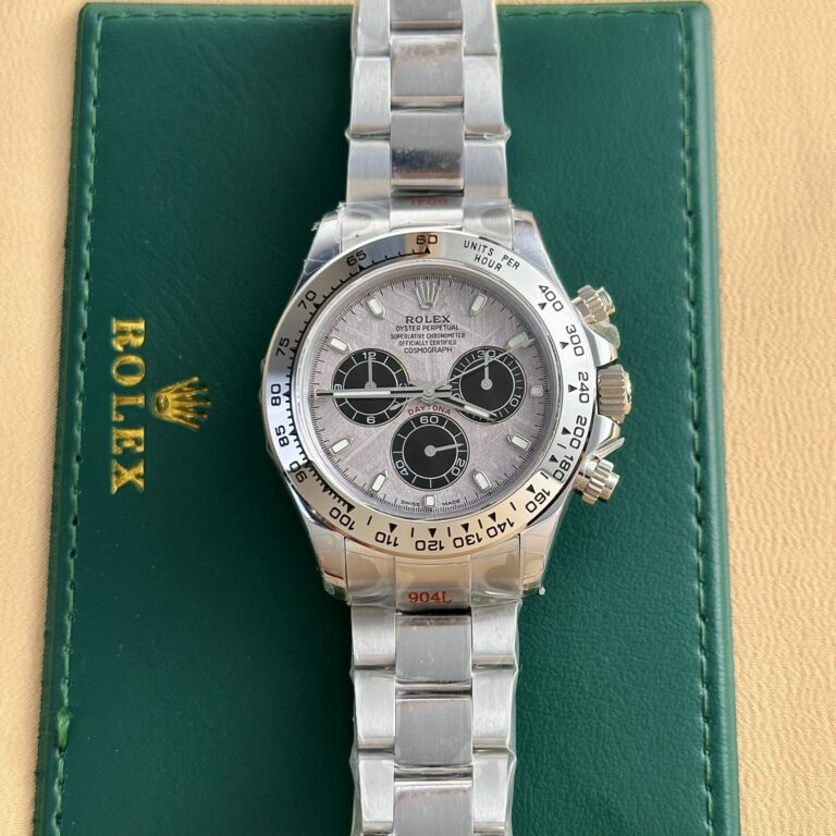 Rolex Cosmograph Daytona 116509 Replica Watch Refined Meteorite Dial 40mm