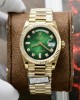 Rolex Day-Date 128238 Best Replica Watch Dial Green Ombre Weight 158 Grams QF Factory 36mm